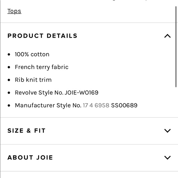 NEW • Joie • Isae Sweatshirt Heather Rose Pink Sm - Picture 5 of 7